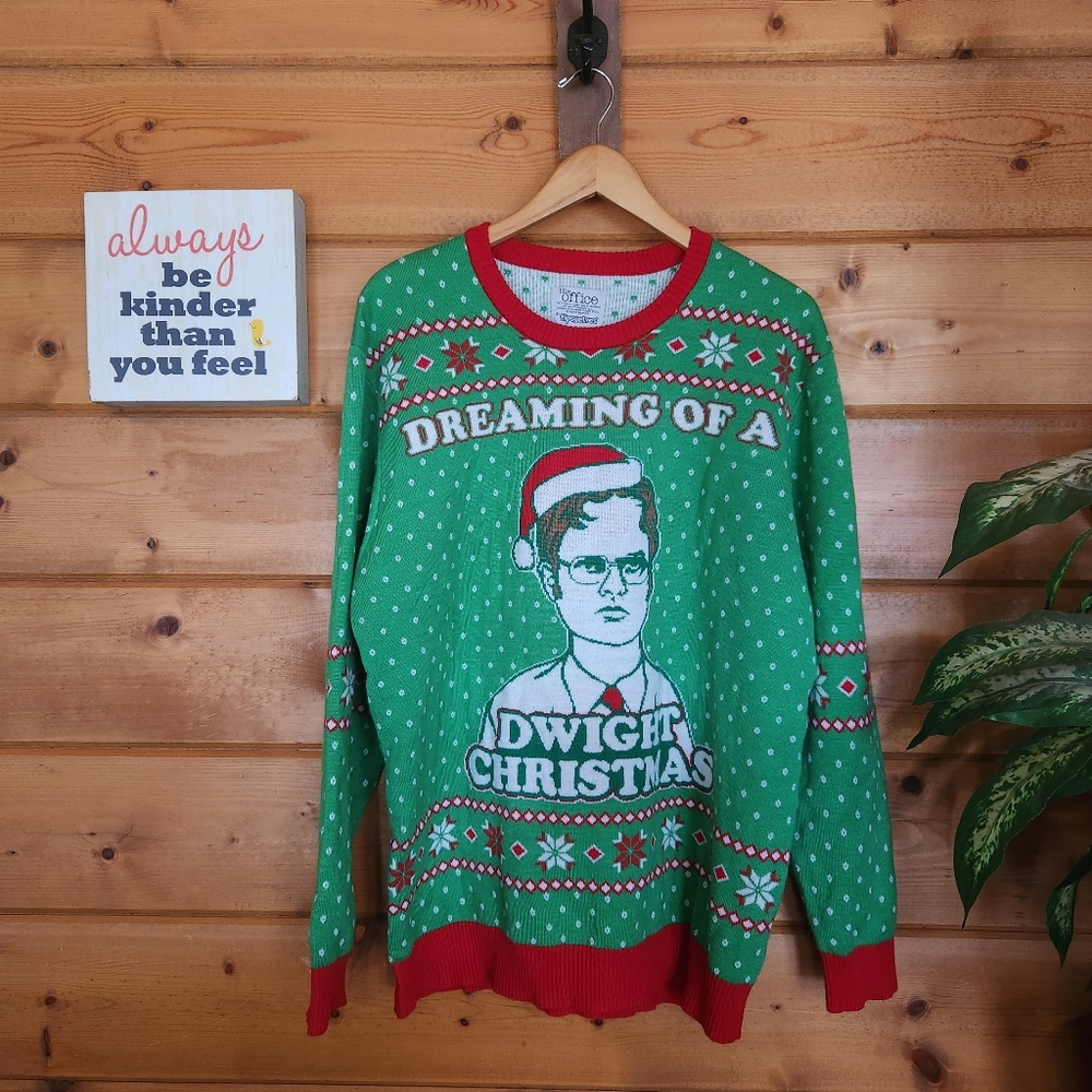 Green and Red Christmas Sweater